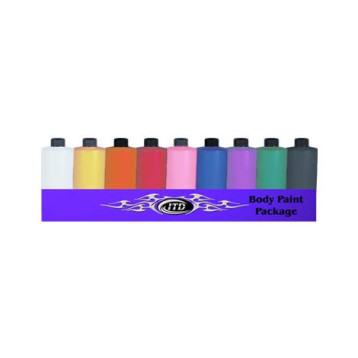 9 color 1 oz Airbrush Tattoo Paint SEt