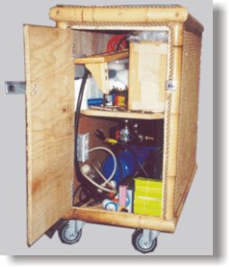 airbrush compressor compartment