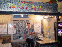 airbrush tattoo business kiosk