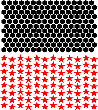 Hexagon Pattern Tattoo